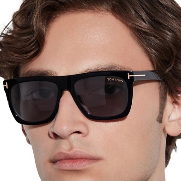 TOM Ford Morgan Square Black TF 513 57MM Unisex Sunglasses NWT main image 12